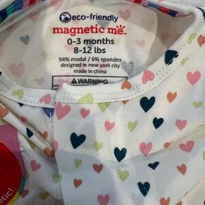 Magnetic Me 0-3M Heart PJs